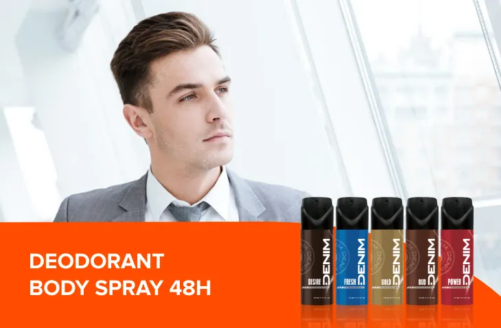 Deodorant body SPRAY 48h Card